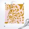 Pink Leopard Mustard Yellow Jumbo Animal Print Bold Spots Custom Removable Wallpaper by Spoonflower Peel & Stick Wallpaper 2FT Wide